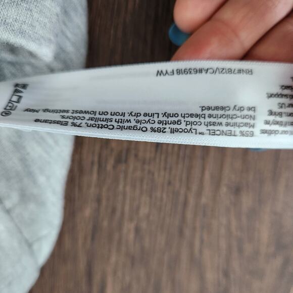 Eileen Fisher Slouch Ankle Supersoft Pants‎ L Grey Minimalist Loungewear Casual - Picture 5 of 8